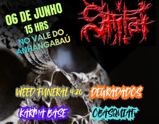 SHITAI: Banda se apresenta no ‘1º Hodierno Underground Rock’ neste sábado (06)