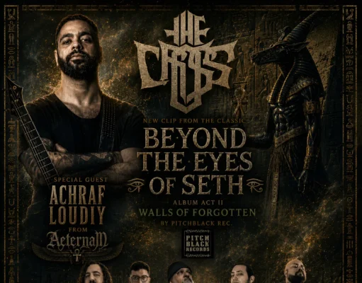 THE CROSS: Pioneiros do Doom Metal anunciam novo videoclipe com participação internacional de Achraf Loudiy (Aeternam)