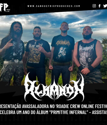 ALMANON: apresentação avassaladora no ‘Roadie Crew Online Festival’ celebra um ano do álbum “Primitive Infernal” – assista!