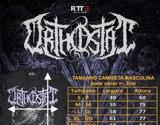 ORTHOSTAT: nova linha oficial de merchandising entra em pré-venda e será lançado neste fim de semana no ‘Metal Joinville: Mosh Feast’ em Joinville/SC