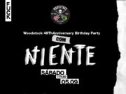 Woodstock Rock Store celebra os 48 anos da loja neste sábado com show especial da banda Niente