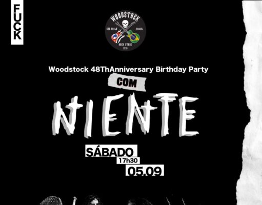 Woodstock Rock Store celebra os 48 anos da loja neste sábado com show especial da banda Niente