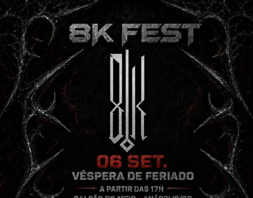 ODIADO: Groove Metal destrutivo invade Anápolis neste fim de semana na primeira edição do ‘8K Fest’
